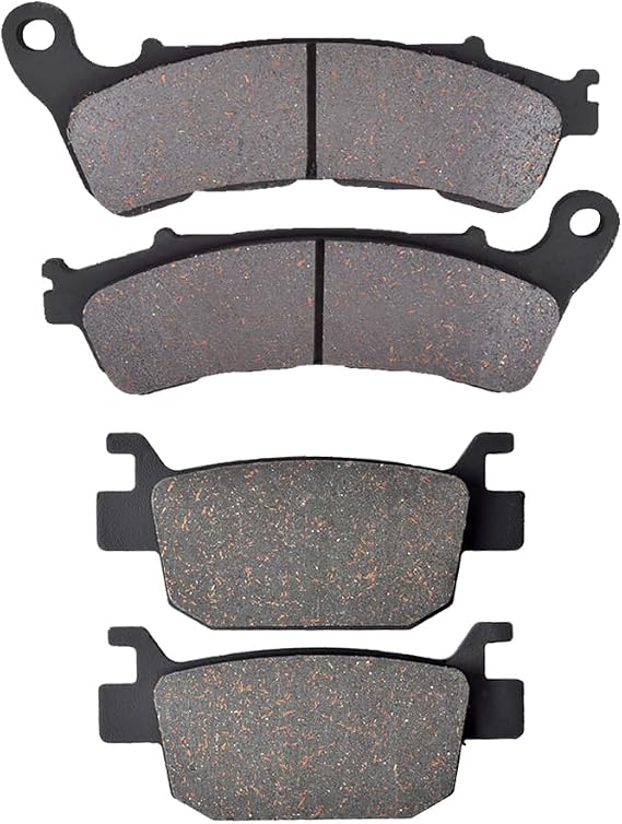 Motorcycle Front Rear Brake Pads Organic Disc For HONDA SH 300i (ABS Model) 2014