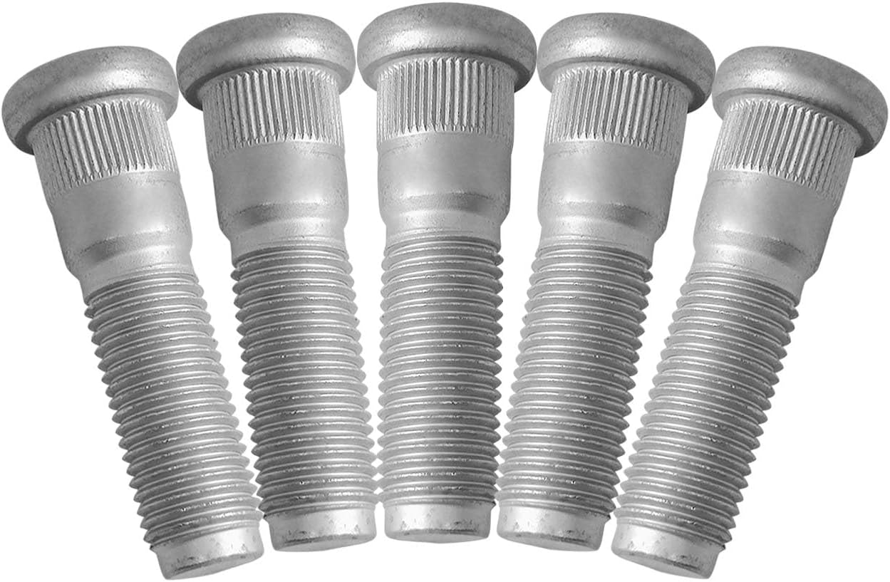 5PCS M14x1.5 Wheel Studs 57mm Lug Bolt Compatible with 2011-2024 Tesla Model 3 S X Y Jeep Wrangler Grand Cherokee Dodge Durango 2012-21 Ram 1500 Classic 4000