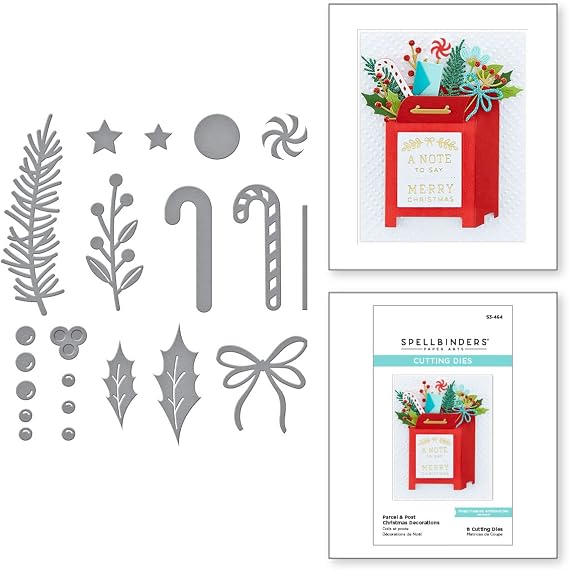 Spellbinders S3-464 Parcel & Post Etched Dies