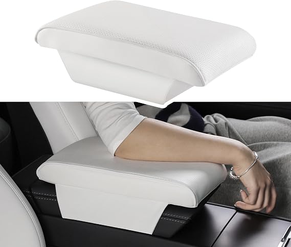 TPARTS Leather Armrest Support Cushion for All Tesla Model 3/Y/X/S/Y L