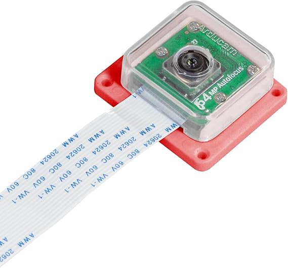 Arducam Hawkeye for Raspberry Pi Camera Module with Case, 64MP Autofocus Camera with ABS Shell, Compatible with Raspberry Pi 5/4/3/2/Zero/W/Zero WH