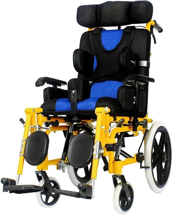 Adult Cerebral Palsy Wheelchair, Lightweight Adjustable Wheelchair, Multifunctional Disabled Children's Wheelchair, Suitable for Cerebral Palsy, Children,Children's Styles