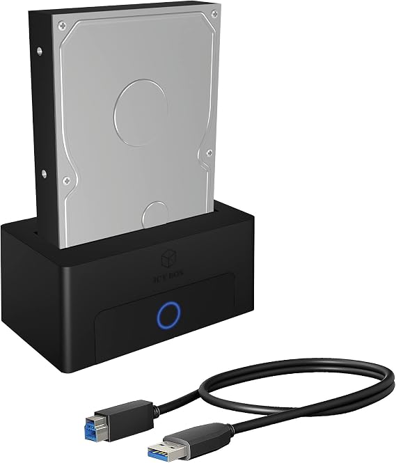ICY BOX IB-1122-U3 Docking Station SATA 2.5/3.5 USB 3.2 Type-A
