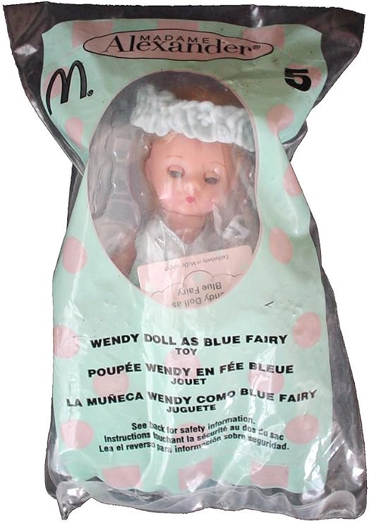 McDonald's 2004 Happy Meal Toy Madame Alexander #5 Wendy Doll as Blue Fairy MIP