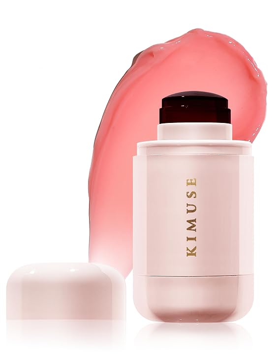 KIMUSE Jelly Cheek & Lip Tint, Multi-Use Blush for Cheeks, Lips & Eyes