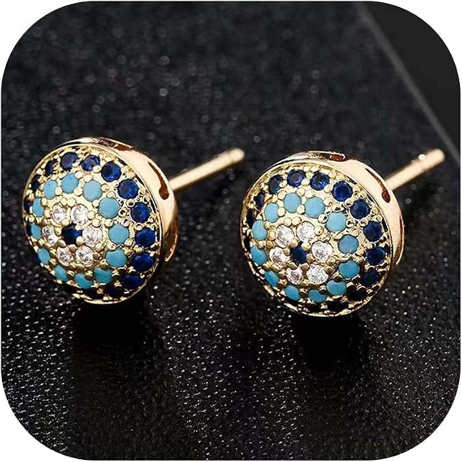 Evil Eye Earrings for Women Pearl Accent Jewelry Accessories Fun Witch Evil Eye Studs Earrings Trendy Jewelry Gifts