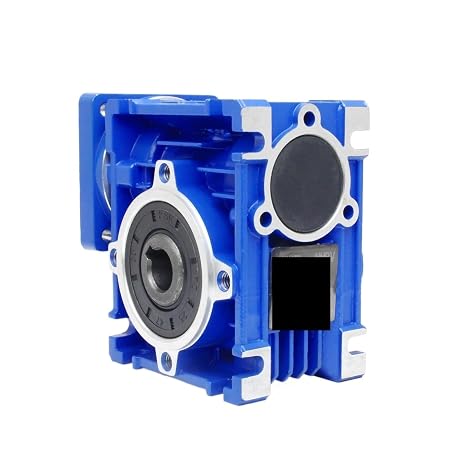Worm Gear Reducer NMRV030 high Torque Gearbox Ratio 25:1 30:1 40:1 for NEMA23 Step/servo Motor(Ratio 15-1)