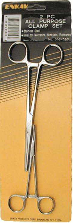 Enkay 4353-55C All Purpose Clamp Set, Carded, 2-Piece