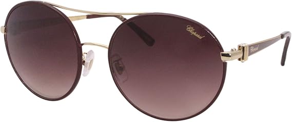 Sunglasses Chopard SCHB 68 S Brown Leahter Gold 307