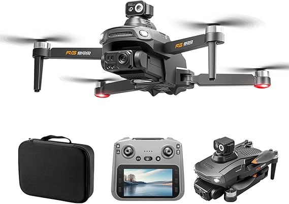 Drone with Camera for Adults 8K Video, 3-Axis Gimbal & 5GHz FPV, 60 Min Flight (2 Batteries), Under 240g, Foldable Brushless Motor, Auto Return, Portable for Adults/Beginners (3 Batteries)