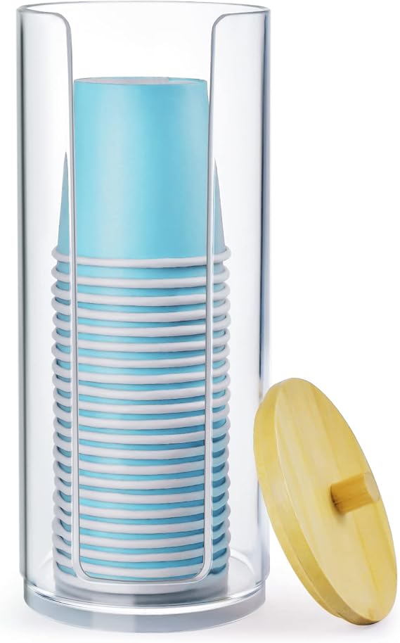 Bathroom Cup Dispenser, Mouthwash Cups Holder Fit 3oz Disposable Paper Cup