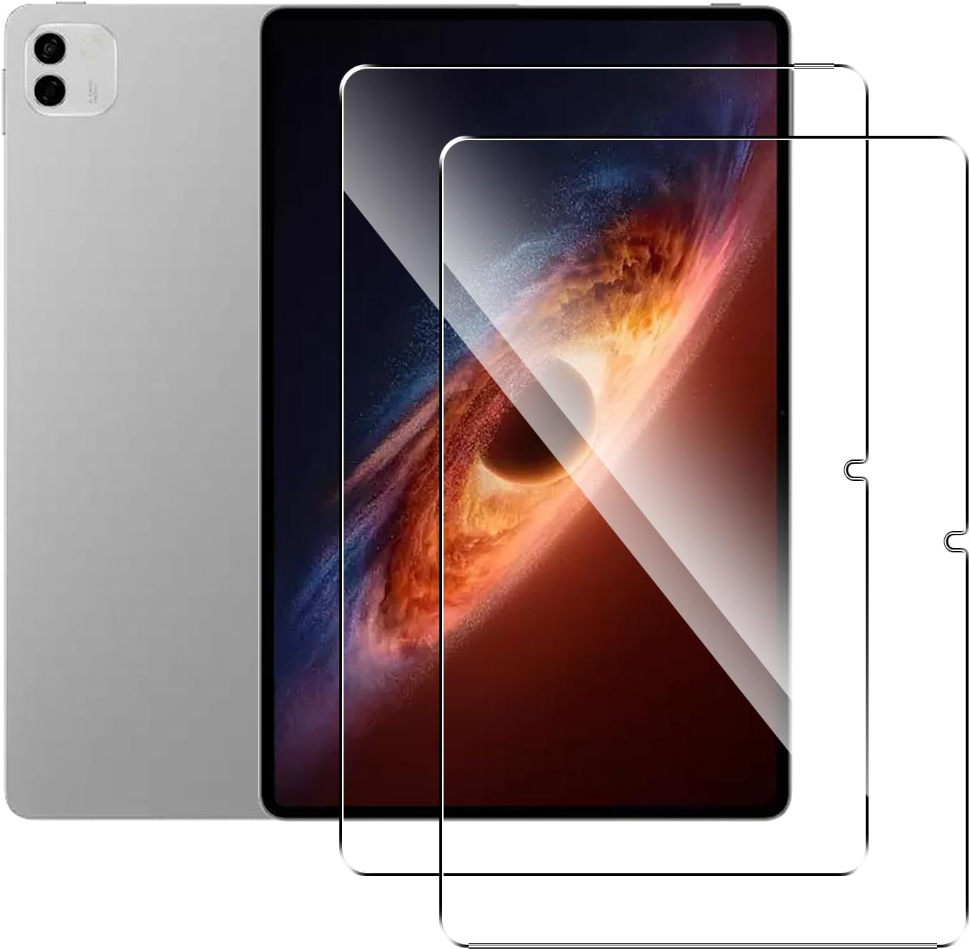 2 Pack Tempered Glass for Honor Magic Pad 4 12.3 Inch Screen Protector, 9H Hardness HD Screen Protector Film Compatible with Honor Magic Pad 4, Anti Scratch Bubble-Free Ultra Resistant