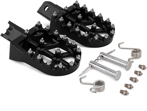 Foot Pegs Pedals Motorcycle Aluminum Universal CNC Colorful Footpeg Footrest Foot Pegs for Ho&nda CRF XR 50 70 110 M2R DHZ SSR Pit Bike