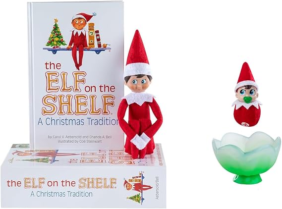The Elf on the Shelf Blue Eyed Boy & Matching Frost PipTM Mini Bloom