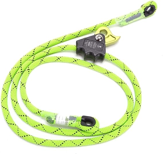 RNA X-Flight Adjustable Lanyard 11mm HTP Static Rope with Cam Adjuster and Textured Grip Tree Climbing and Tower Work