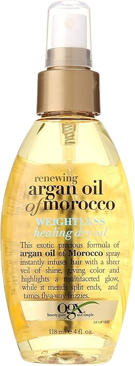 Overseas Direct Elbow Organix Moroccan Argan Weightless Healing Dry Oil, 4 oz