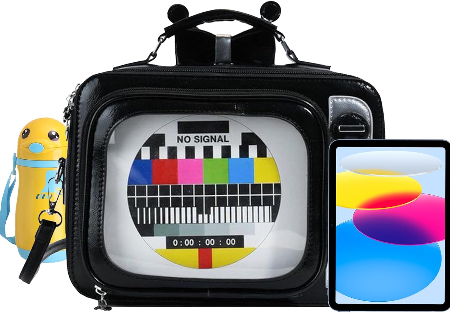 Travel Backpack, TV Shapes Shoulder Bags for Anime Display - Large Capacity School Daypack, Musltifunctional Back Pack for Outdoor