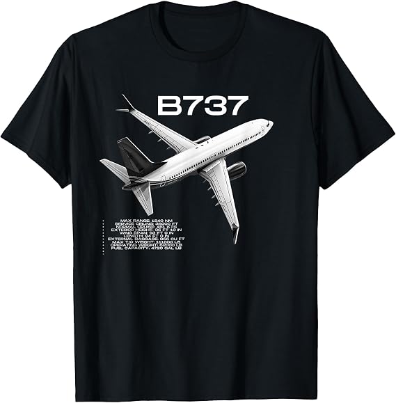 B737 Airplanes ! Aviation Jet T-Shirt