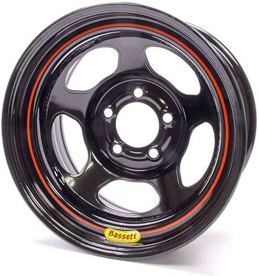 Bassett Armor Edge 15x8 in 5x5.00 Black Wheel Rim PN 58R52EB