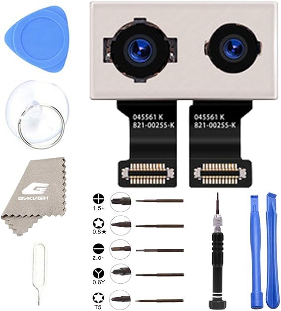 Back Rear Camera Replacement for iPhone 7Plus, GVKVGIH OEM 12MP Back Camera Module for iPhone 7P with Repair Tools