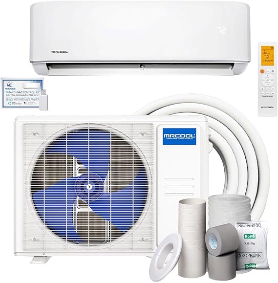 MrCool Advantage Mini Split w/Line Set | 9K BTU 21.2 SEER2 115V Professional Installation Required