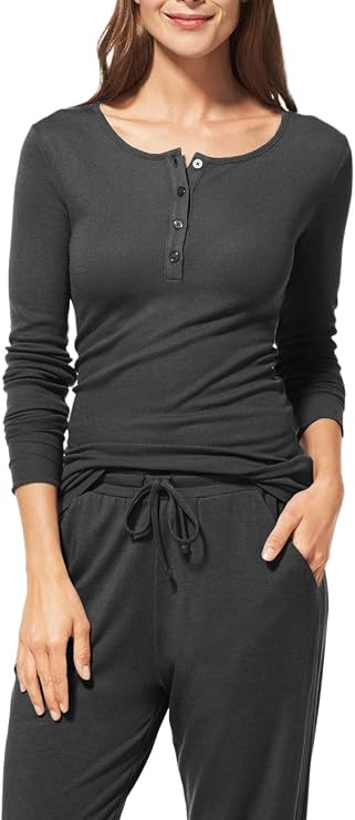 Tommy John Women's Lounge - Long Sleeve Pajama Sleep Shirt