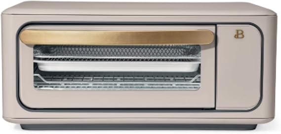 Infrared Air Fryer Toaster Oven, 9-Slice Extra Large Countertop Convection Oven, 1800W Stainless Steel, Air Fry, Bake, Broil, Roast, Toast & Reheat, Porcini Taupe