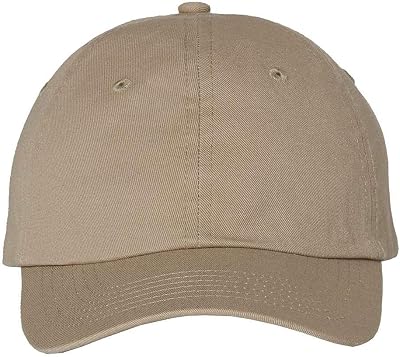 Valucap - Small Fit Bio-Washed Dad Hat - VC300Y - Adjustable - Khaki