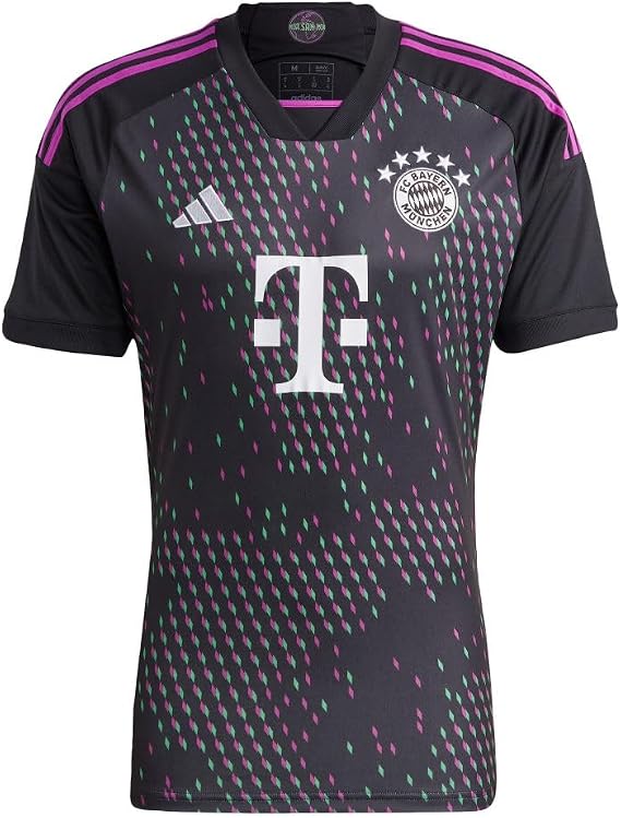 adidas Men's Soccer Bayern Munich 23/24 Away Jersey - Unifying Message, Moisture-Wicking Fabric Eco-Friendly Materials