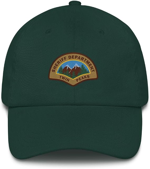 Twin Peaks Sheriff's Department Embroidered Hat - Officially Licensed Green
