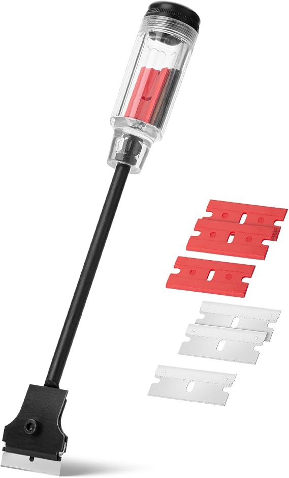 Bates- Long Reach Extension Scraper, 11-Inch Razor Scraper Tool