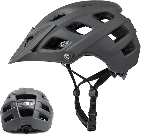 Mountain Bike Helmet, MTB Helmet Adult Lightweight Breathable Adjustable Mens Bike Helmet Safet EN1078 Cycling Mountain & Road Bicycle Helmets for Men Women