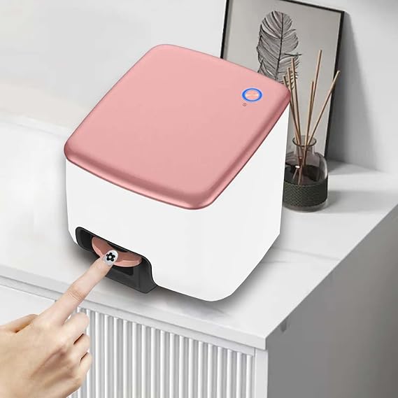 Portable Smart App Control Nail Art Printer,3D Smart Automatic Nail Printer Machine,Support WiFi/DIY, with Lots of Nail Art Pictures,Home Usage Nail Salon Nail Lovers
