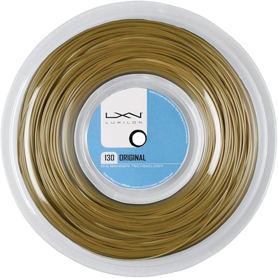 LUXILON Luxilon Tennis String Gut ORIGINAL 130 Original 130 Single Stretch / 200m Reel Yellow