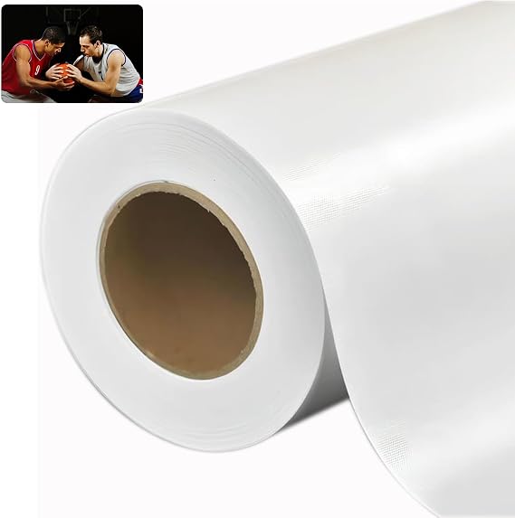 Canvas Roll Wide format Inkjet Printing Glossy ECO-Solvent Polyester Waterproofed Canvas Roll for Printing Drawing Oil Acrylic Or Water-Based Painting(300GSM Glossy ECO-Solvent 36"x100ft)
