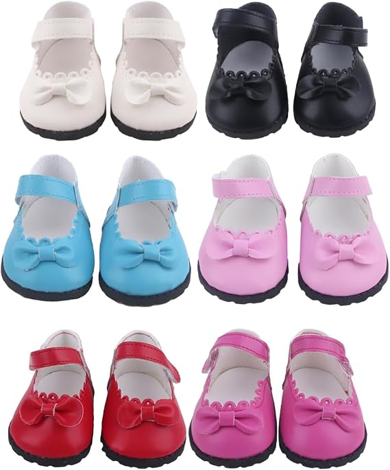 6 Pairs of 22-Inch Doll Shoes, 22 Inch Doll Accessories for 22 Inch Doll Clothes and Accessories