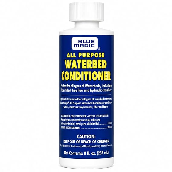 Blue Magic Waterbed Conditioner, 8 oz Bottle, Protects Vinyl & Extends Life