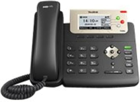 Ooma Office Provisioned Yealink Sip-T23G IP Business Desk Phone. Works with Ooma Office cloud-based VoIP phone service for small business with virtual receptionist, ext. dialing, ring groups