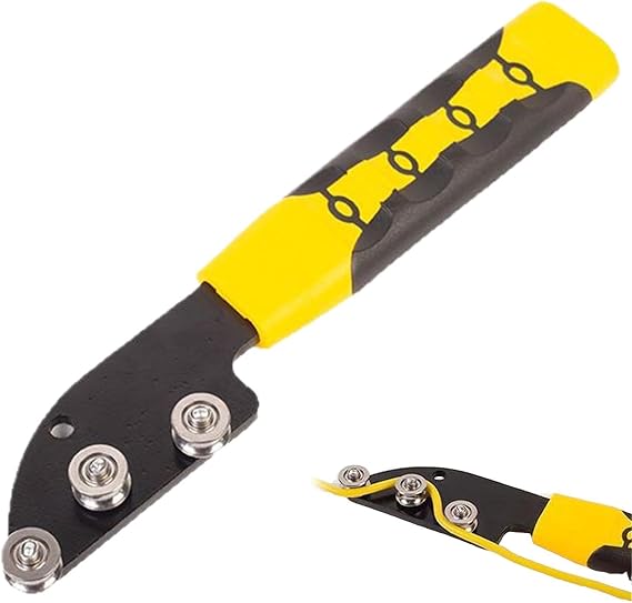 Stainless Steel Cable Straightener Tool, Portable Wire Straightener Network Cable Untwist Tools Wire Looper Tool for Electrician Maintenance Construction Sites