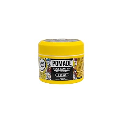 Rolda Sunset Hair Pomade for Men - Water-Based & Flake-Free Mens Hair Products with Medium Hold & Shine - Made with Nourishing & Hydrating Argan Oil Extract - Non-Greasy & Residue-Free 5.29 oz