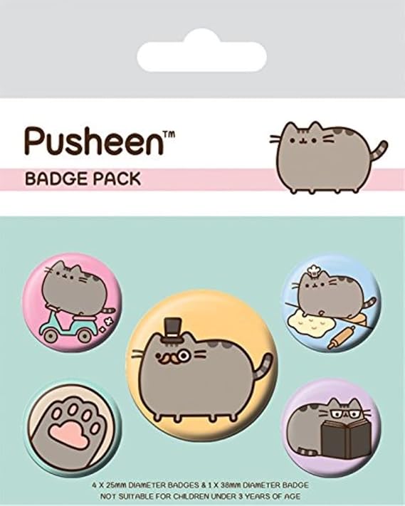 Pusheen Fancy badge pack