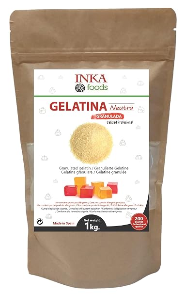 Professional Granulated Gelatin Neutral Flavor - 1kg