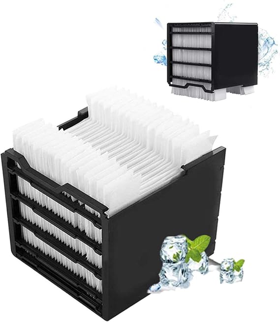 Air Cooler Filters Mini Replacement Cooling Filter for Air Personal Space Cooler Removable Filter for Portable Arctic Humidifier
