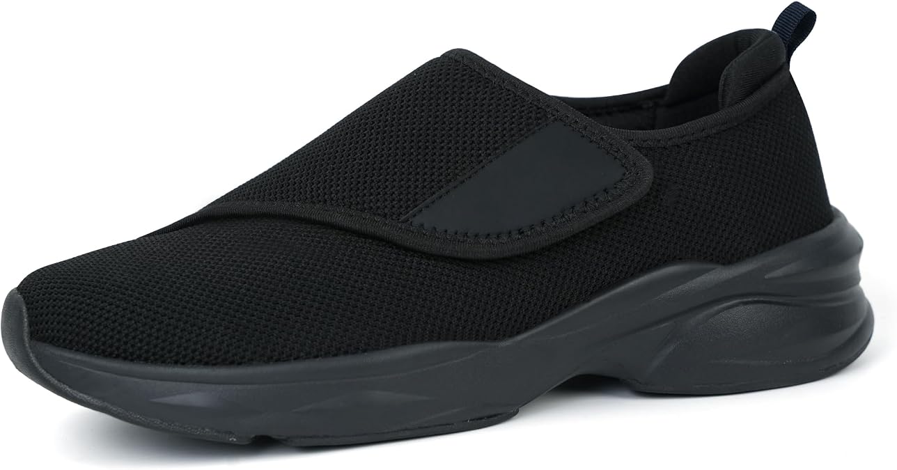 ORTOREX Men Orthopedic Diabetic Walking Shoes Edema Shoes for Swollen Feet