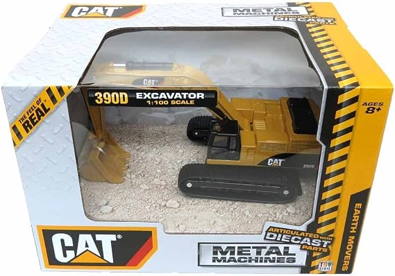 Cat Excavator Caterpillar Toy State CAT39524 Cat 390D 1:83 Scale Diecast