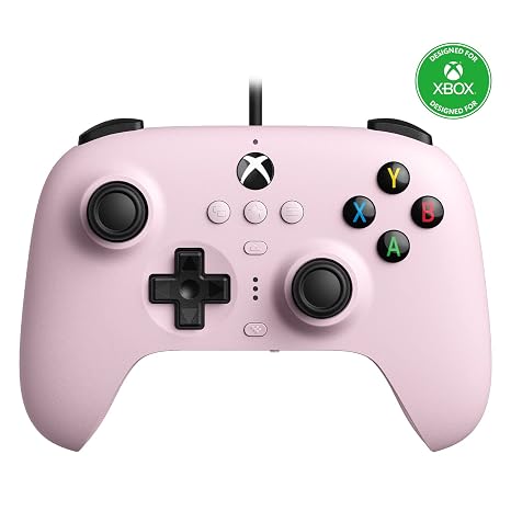 8Bitdo Ultimate Wired Controller for Xbox Series X Xbox Series S Xbox One Windows 10 & Windows 11 (Pink) (Xbox Series X)