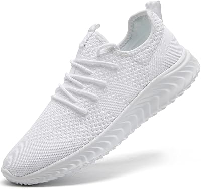 Mens Running Shoes Walking Tennis Sneakers Gym Workout Lightweight Breathable Athletic Shoes Non Slip Jogging Casual Fashion Sport Shoe