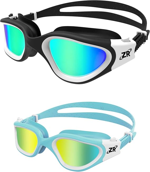 ZIONOR G1MINI Kids Polarized Swim Goggles and G1 Adult Polarized Swim Goggles