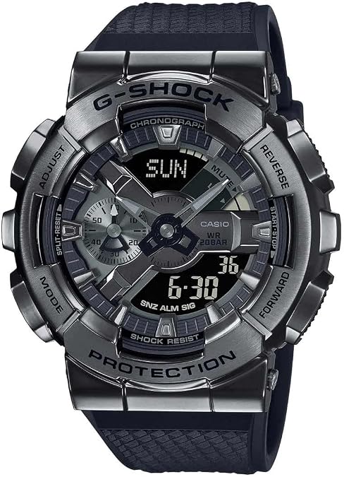 Men's Casio G-Shock Analog-Digital Watch - GM110-1A with Black Resin Band