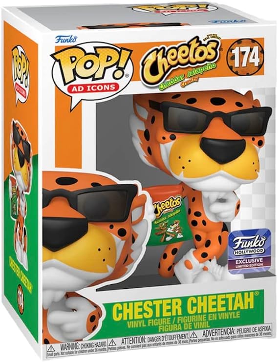 FUNKO Chester Cheetah Cheddar Jalapeno Cheetos Hollywood Exclusive Vinyl Figure